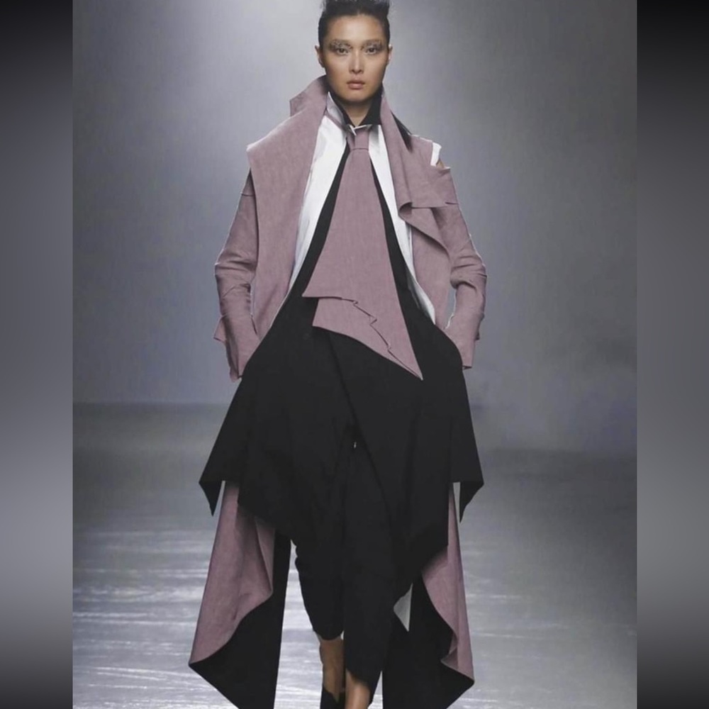AGANOVICH Runway. Linen coat. Paid $2,600.